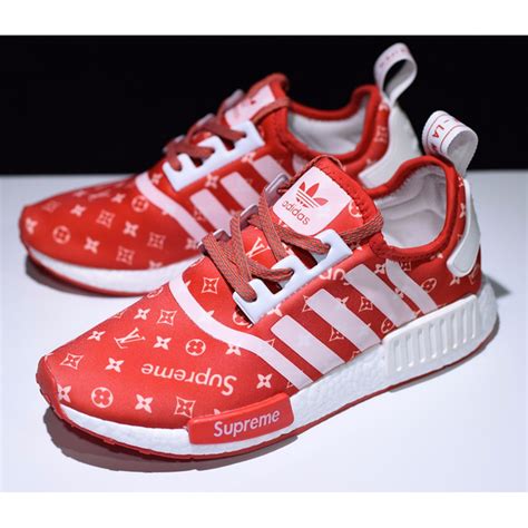 louis vuitton supreme shoes adidas|Louis Vuitton run away trainer.